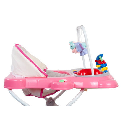 Premergator Sun Baby Pisicuta 021 cu functie de balansoar - Pink Grey 
