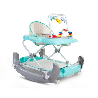 Premergator Sun Baby Pisicuta 021 cu functie de balansoar - Turquoise Grey
