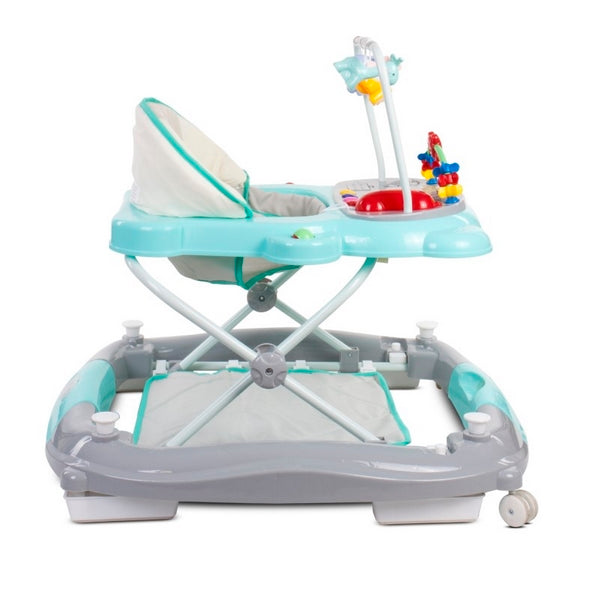 Premergator Sun Baby Pisicuta 021 cu functie de balansoar - Turquoise Grey