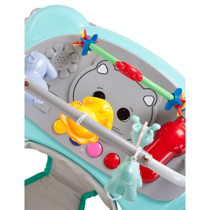 Premergator Sun Baby Pisicuta 021 cu functie de balansoar - Turquoise Grey