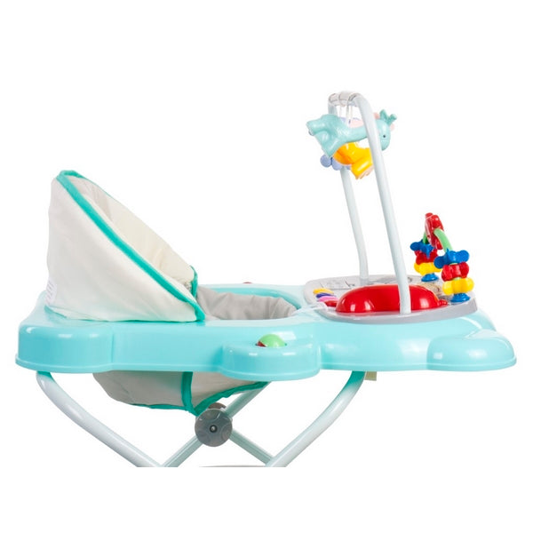 Premergator Sun Baby Pisicuta 021 cu functie de balansoar - Turquoise Grey