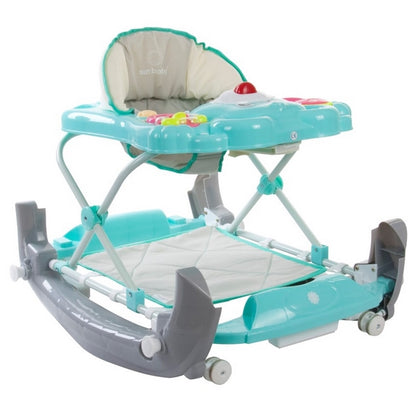 Premergator Sun Baby Ursulet 010 cu functie de balansoar - Turquoise