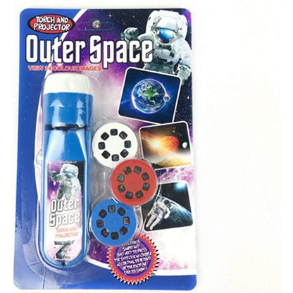 Lanterna proiector cu 3 diapozitive Imagini din Spatiu Bambinice BN013
