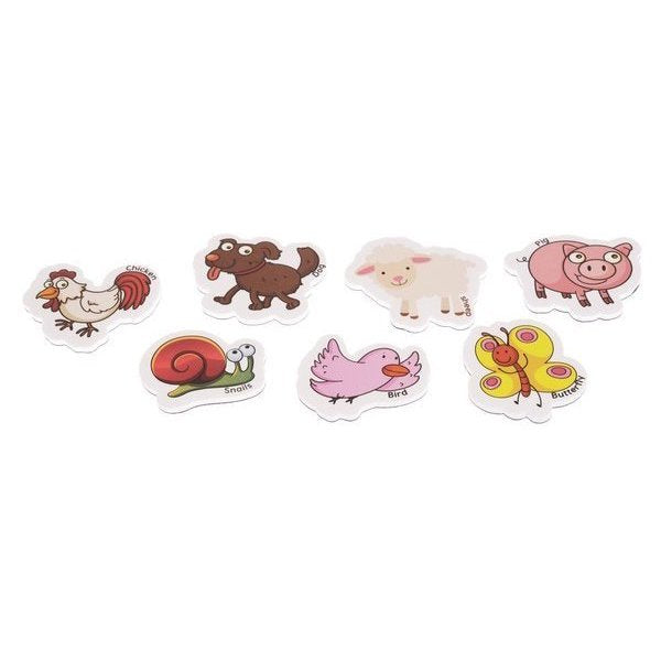 Set 40 magnetei pentru frigider cu animale in cutie metalica Iso Trade MY17484