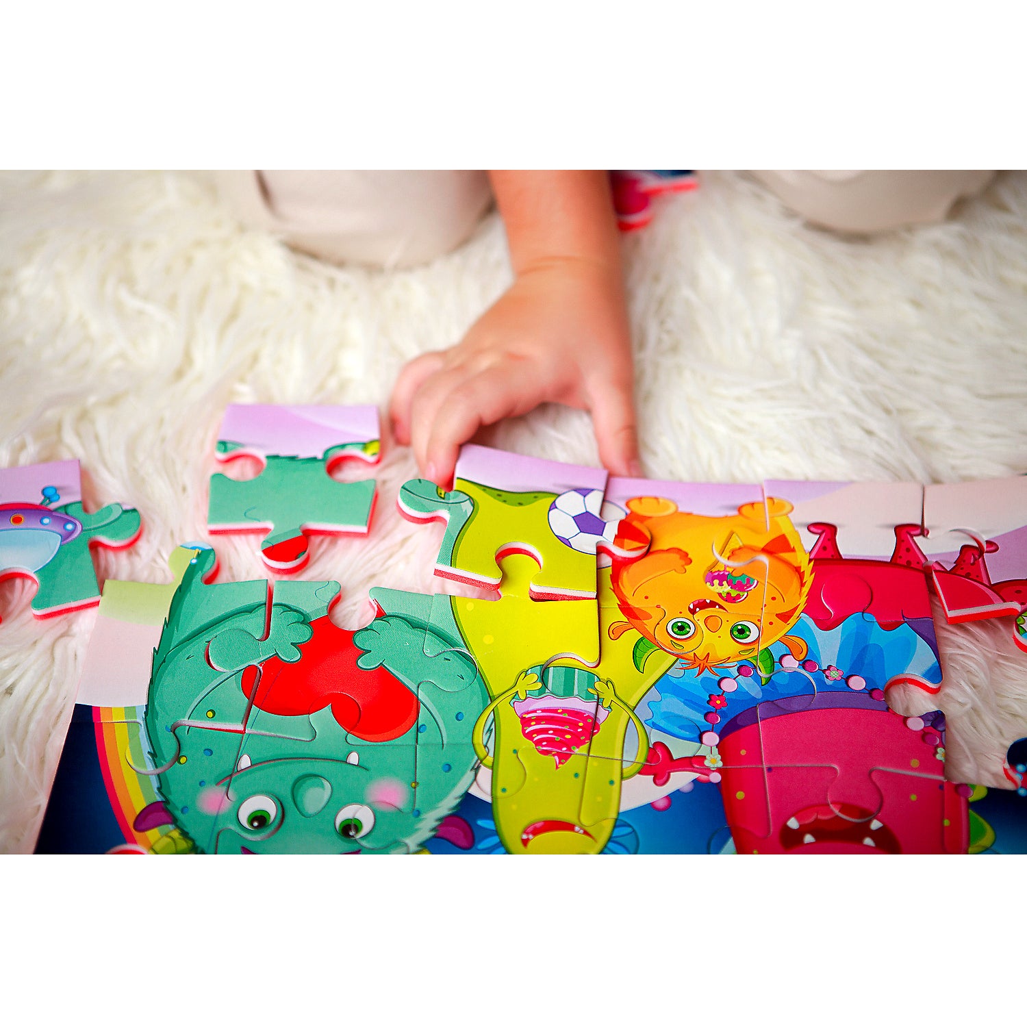 Puzzle Funny Monsters 24 piese Roter Kafer RK1201-03