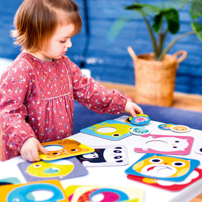 Joc asociere Mama si Puiul, 24 piese, 16x16cm Banana Panda BP33683