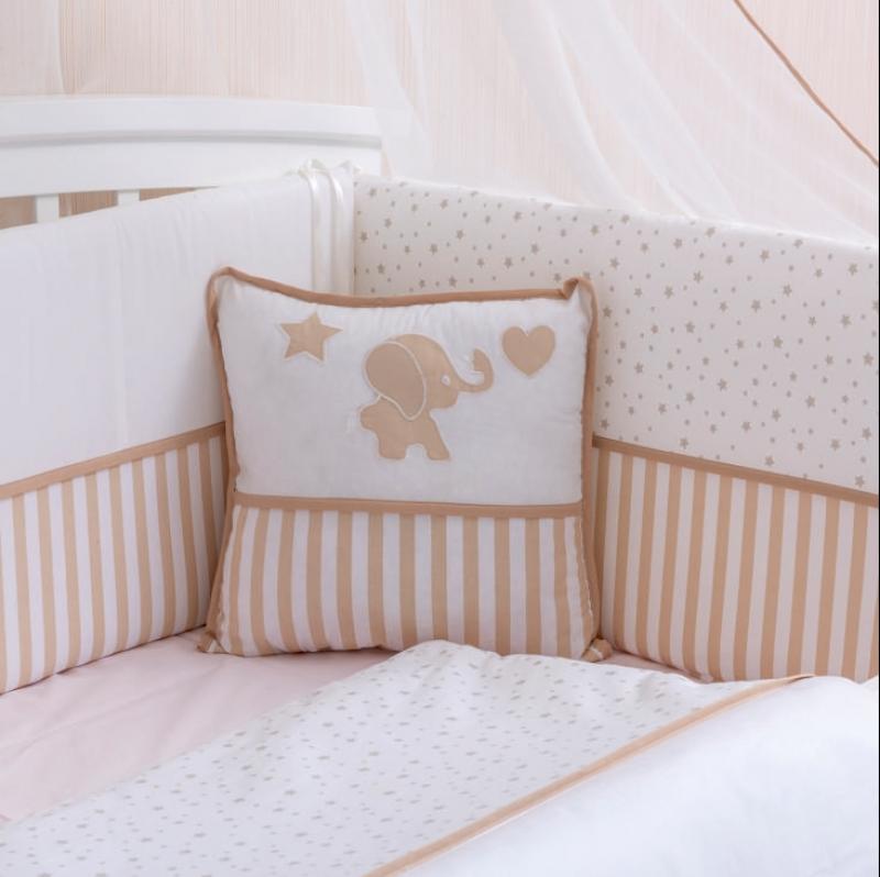 Lenjerie MyKids 10 Piese VP 324 AQUA Bej 120x60 cm