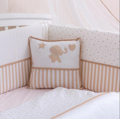 Lenjerie MyKids 10 Piese VP 324 AQUA Bej 120x60 cm