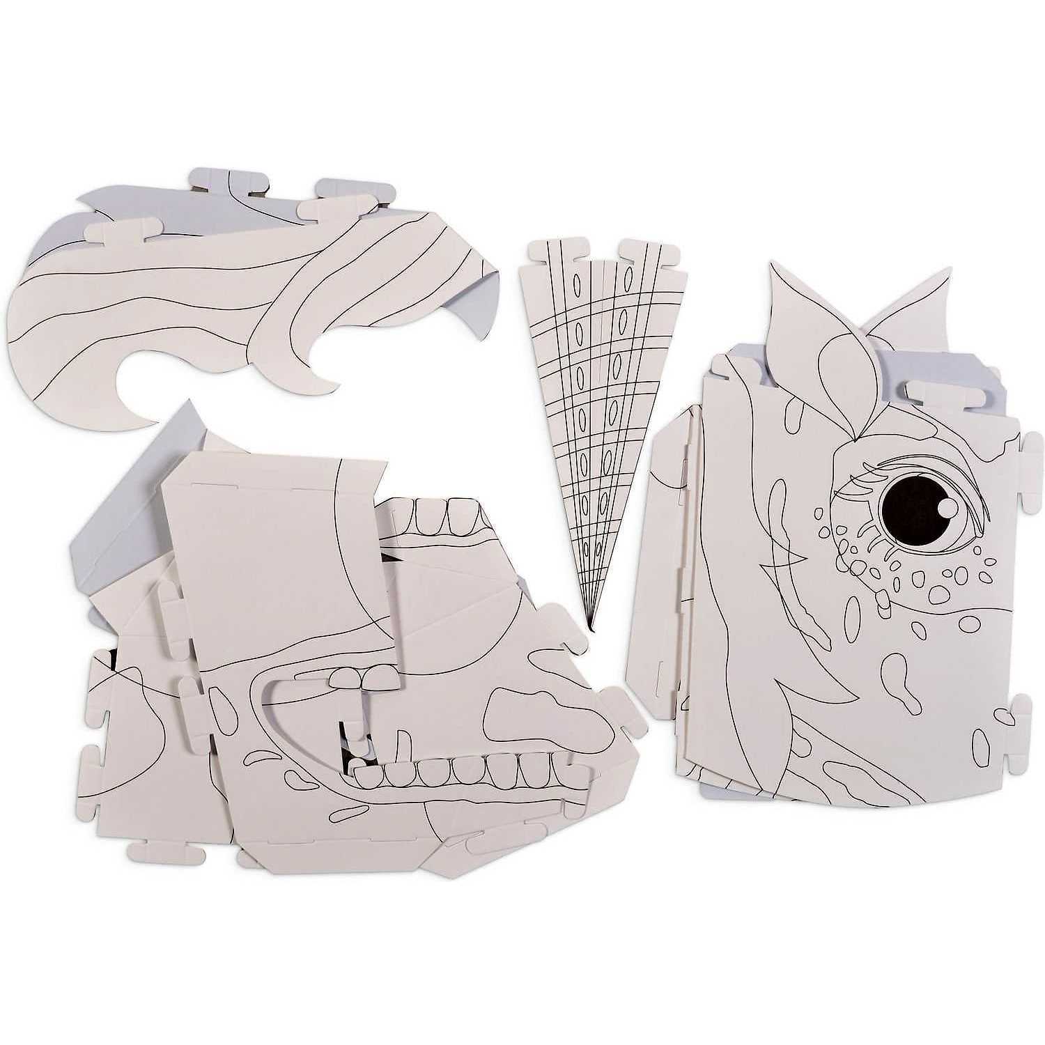 Coloreaza-ti propria Masca 3D T-Rex Fiesta Crafts FCT-3042