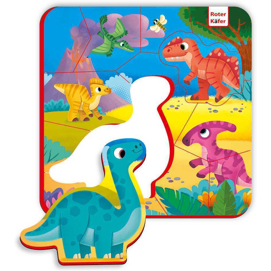 Puzzle magnetic Dino Roter Kafer RK5010-07