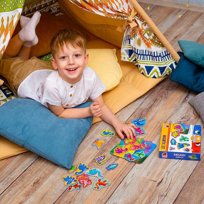 Set magnetic Dinozauri cu Plansa magnetica inclusa, 22 piese Roter Kafer RK2090-03