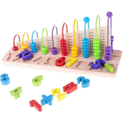 Jucarie educativa lemn - Abac Ikonka IK17736