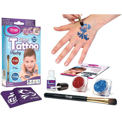 Set tatuaje temporare cu sclipici Plucky Tytoo KKCTT2213011