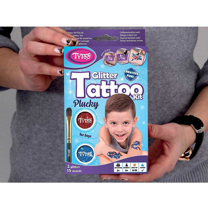 Set tatuaje temporare cu sclipici Plucky Tytoo KKCTT2213011