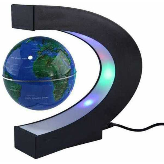 Glob pamantesc levitant in suport LED forma de semicerc Cosmolino MP12854