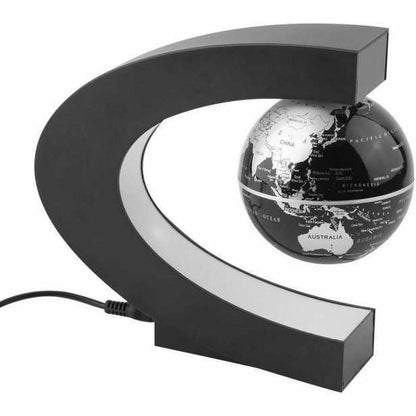 Glob pamantesc levitant in suport LED forma de semicerc Cosmolino MP12854