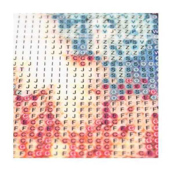 Set creativ cu diamante rotunde Diamond Painting 40x30 cm Caprioara Iso Trade MY17810