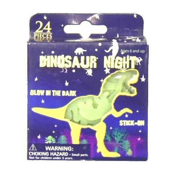 Set 24 piese Fosforescente Dinozauri Bambinice BN039