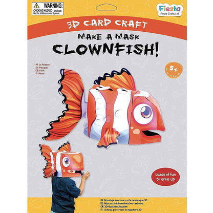 Masca 3D Peste Clovn Fiesta Crafts FCT-3054