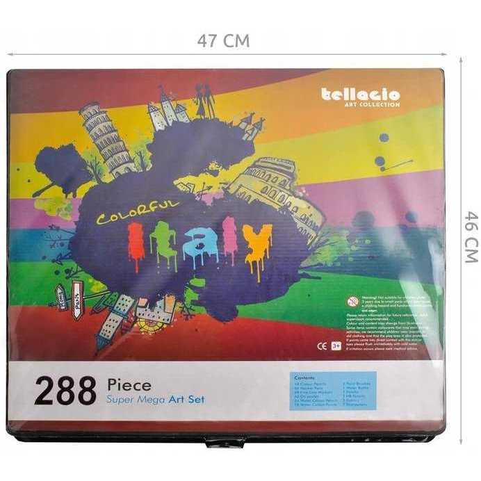 Set pentru pictura 288 piese cu geanta inclusa Iso Trade MY17833