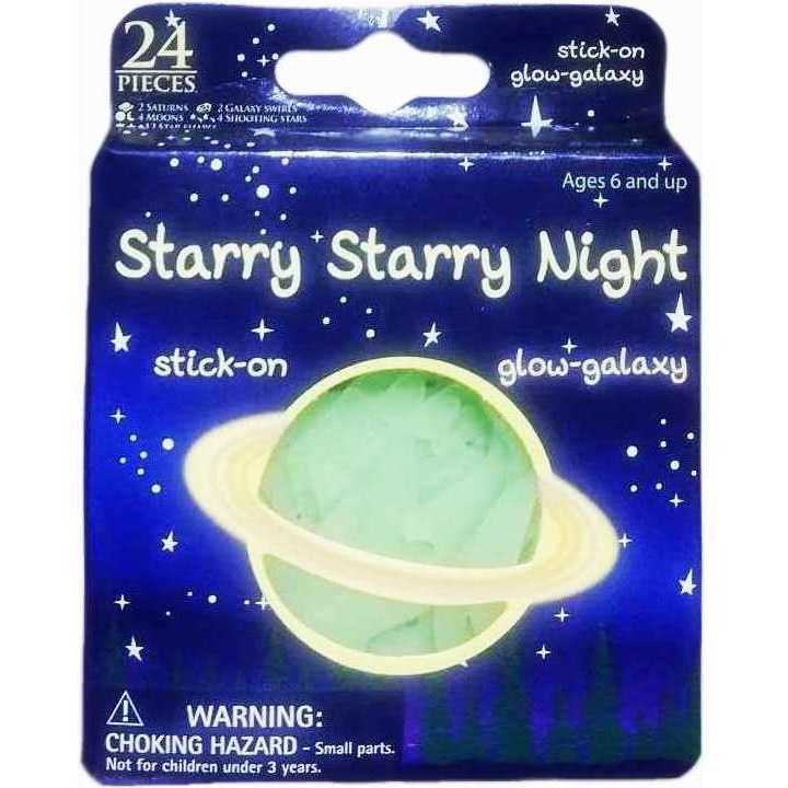 Set 24 Piese Fosforescente Galaxie Bambinice BN042