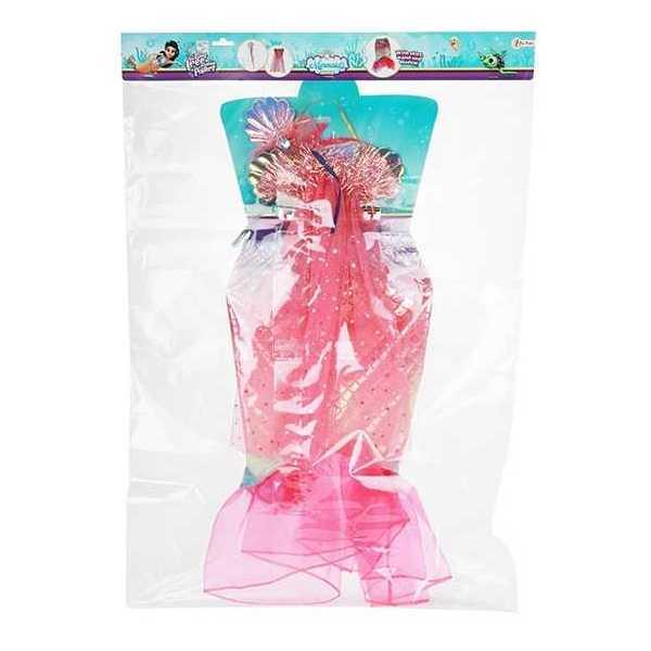 Costum Sirena cu Fustita, Diadema si Bagheta Magica Toi-Toys TT12147A