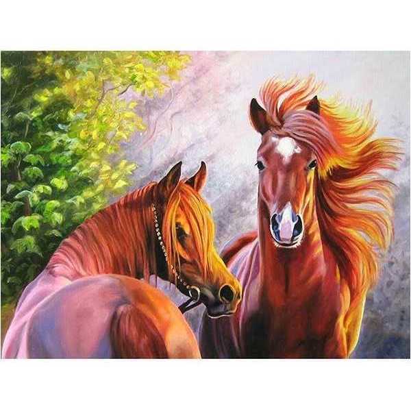 Set creativ cu diamante rotunde Diamond Painting 40x50 cm Toi-Toys TT46684Z