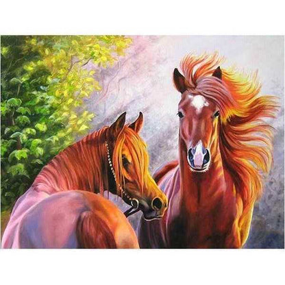 Set creativ cu diamante rotunde Diamond Painting 40x50 cm Toi-Toys TT46684Z