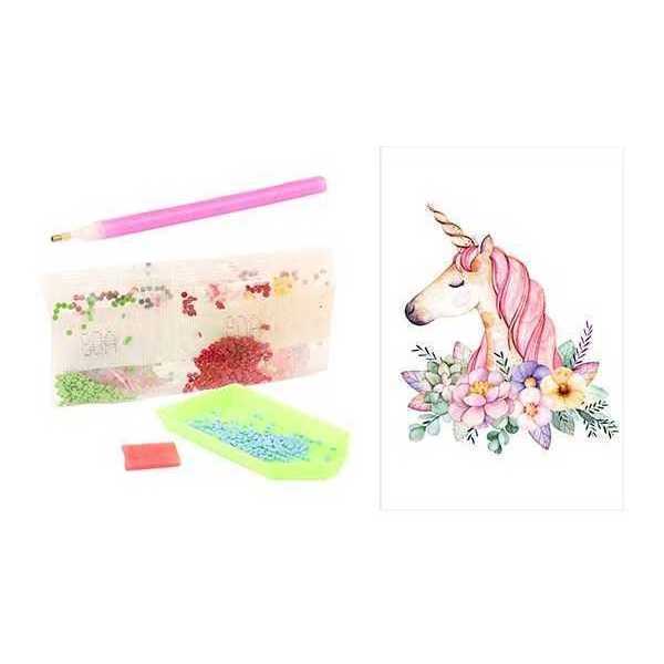 Set creativ cu diamante rotunde Diamond Painting Nature 15x10 cm Toi-Toys TT47160Z