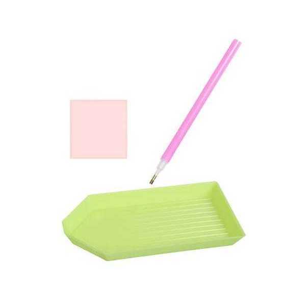 Set creativ cu diamante rotunde Diamond Painting 30x30 cm Catel si Pisica Iso Trade MY17879