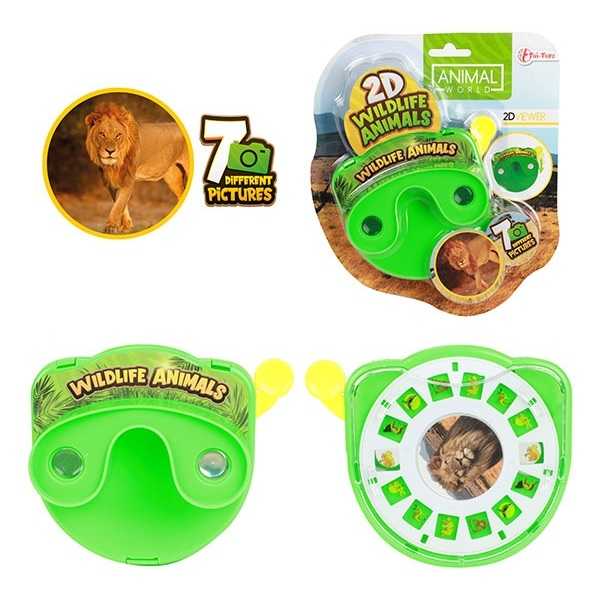Aparat de vizualizat diapozitive Animale salbatice Toi-Toys TT35622A