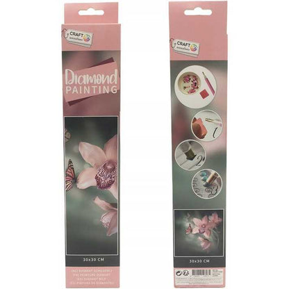 Set creativ cu diamante rotunde Diamond Painting 30x30 cm Grafix GRCR2009-22GE