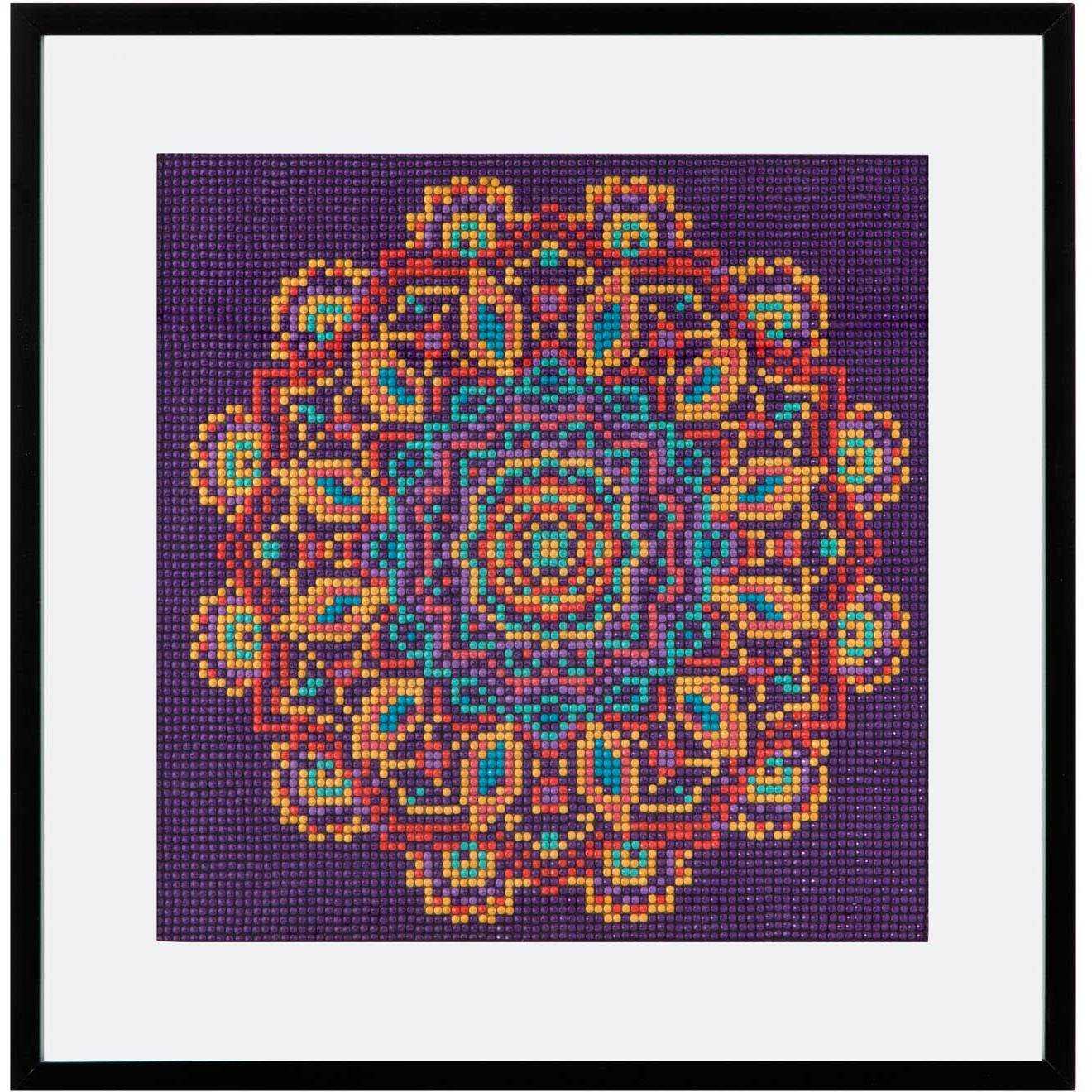 Set creativ cu diamante rotunde Diamond Painting 30x30 cm Grafix GRCR2009-22GE