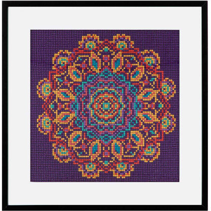 Set creativ cu diamante rotunde Diamond Painting 30x30 cm Grafix GRCR2009-22GE