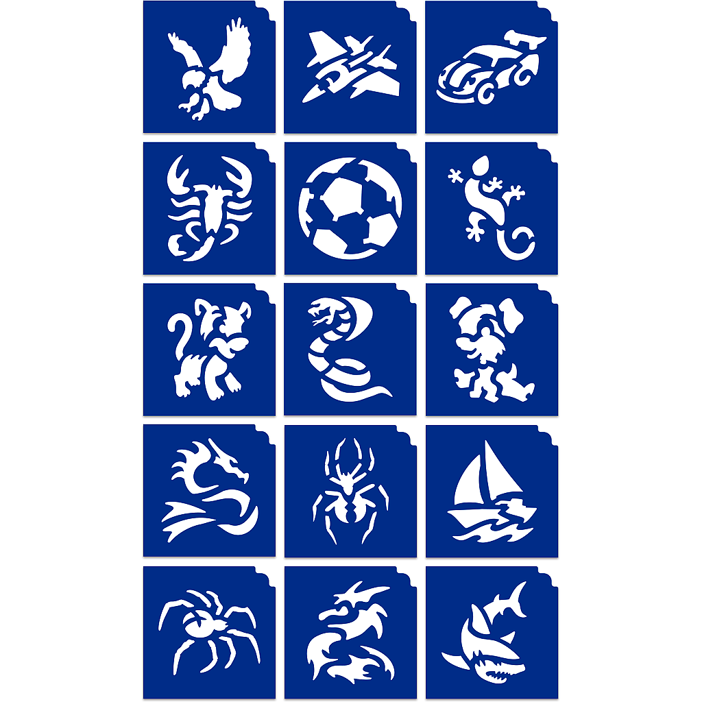 Set 15 sabloane pentru tatuaje temporare Tytoo KKCST4530033