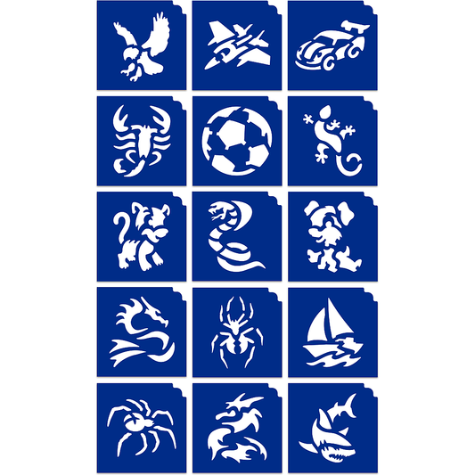 Set 15 sabloane pentru tatuaje temporare Tytoo KKCST4530033