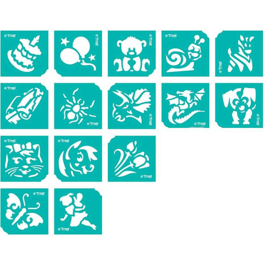 Set 15 sabloane pentru tatuaje temporare Tytoo KKCST4530033