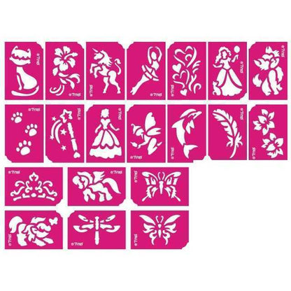 Set 21 sabloane pentru tatuaje temporare Tytoo KKCST4530034