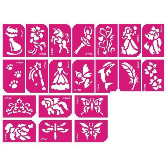 Set 21 sabloane pentru tatuaje temporare Tytoo KKCST4530034