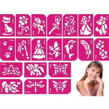 Set 21 sabloane pentru tatuaje temporare Tytoo KKCST4530034