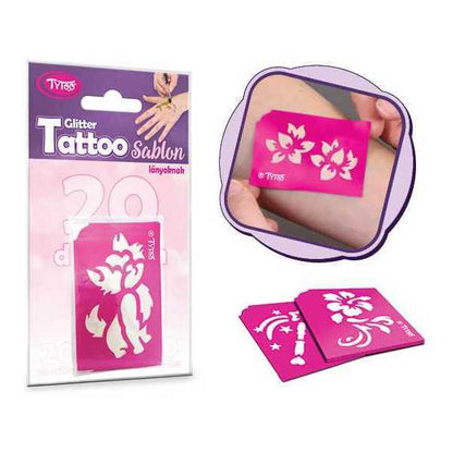 Set 21 sabloane pentru tatuaje temporare Tytoo KKCST4530034