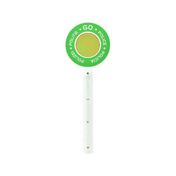 Jucarie Semn rutier STOP, cu Lumini, 2 Fete Rosu Verde, 33 cm Toi-Toys TT14863A