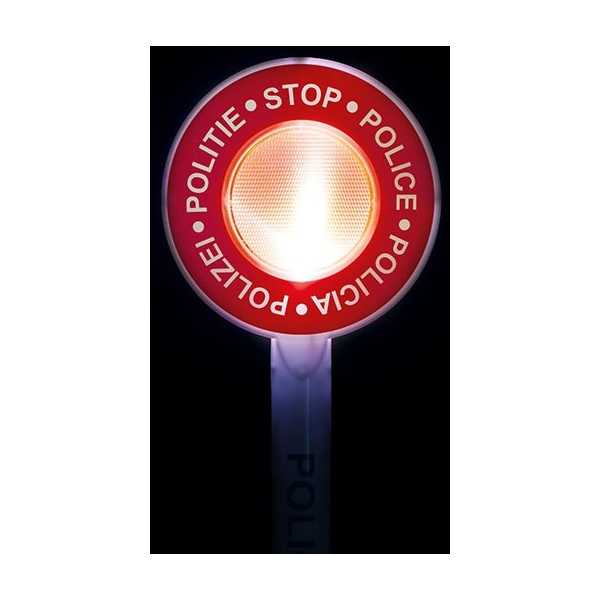 Jucarie Semn rutier STOP, cu Lumini, 2 Fete Rosu Verde, 33 cm Toi-Toys TT14863A