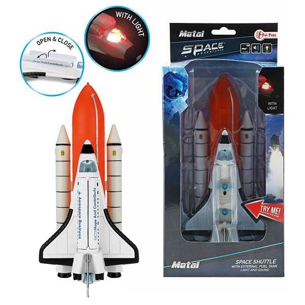 Nava spatiala cu lumini si sunete 20 cm Toi-Toys TT12052A