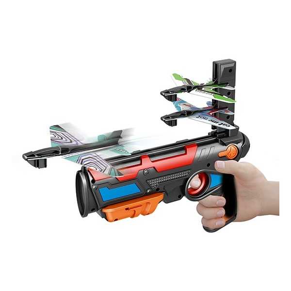 Pistol lansator 3 avioane Toi-Toys TT35257A