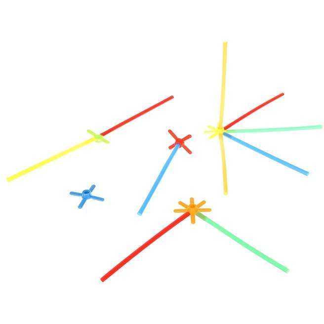 Set de construit cu paie 238 piese Iso Trade MY17971