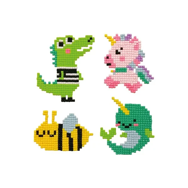 Set creativ stickere cu diamante patrate Diamond Painting Toi-Toys TT47166Z