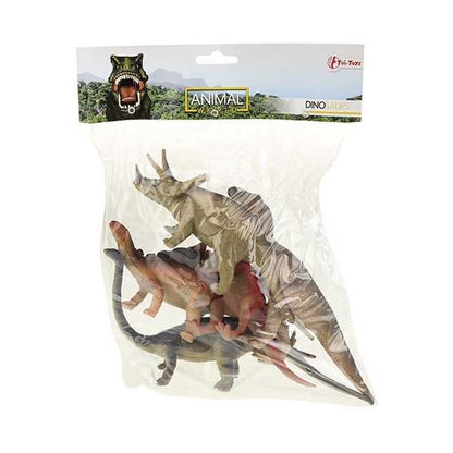 Set 5 figurine Dinozauri Animal World Toi-Toys TT34923A