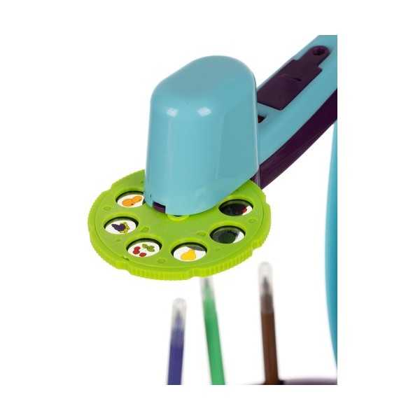 Proiector desen cu 3 diapozitive si 6 carioci Kruzzel MY17997