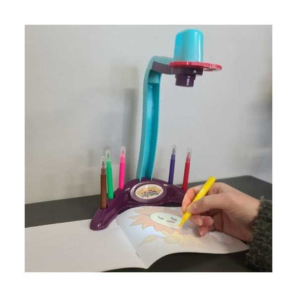 Proiector desen cu 3 diapozitive si 6 carioci Kruzzel MY17997